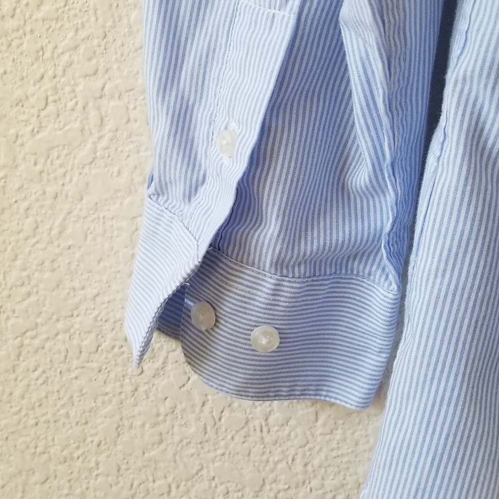 Joseph & Feiss youth size 16 blue white pinstriped - Picture 6 of 6